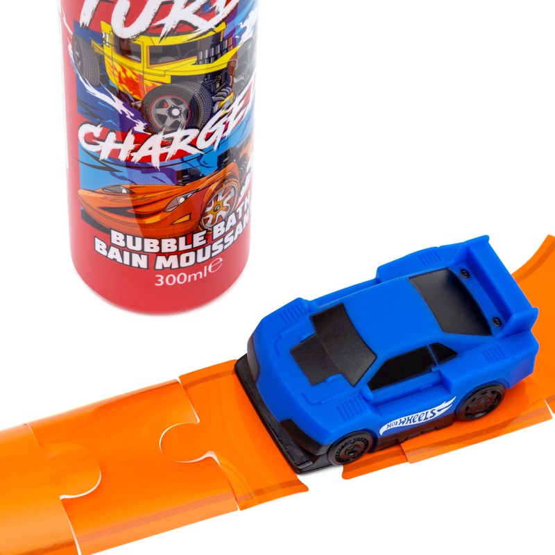 Hot Wheels Children's Bath Stickers & Bubble Bath Set -