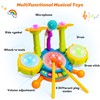 Kids Drum Set for Toddlers 1-3 Musical Baby Toys for