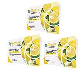 3 Treefrog Xtreme Fresh Lemon Natural Japanese Air Freshener Deodorizer for Auto/Home/Office