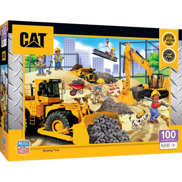 Caterpillar - Building Time 100pc Puzzle