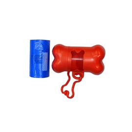 Bone Dispenser Pack, Bag Dispenser with one refill, Multiple Colors