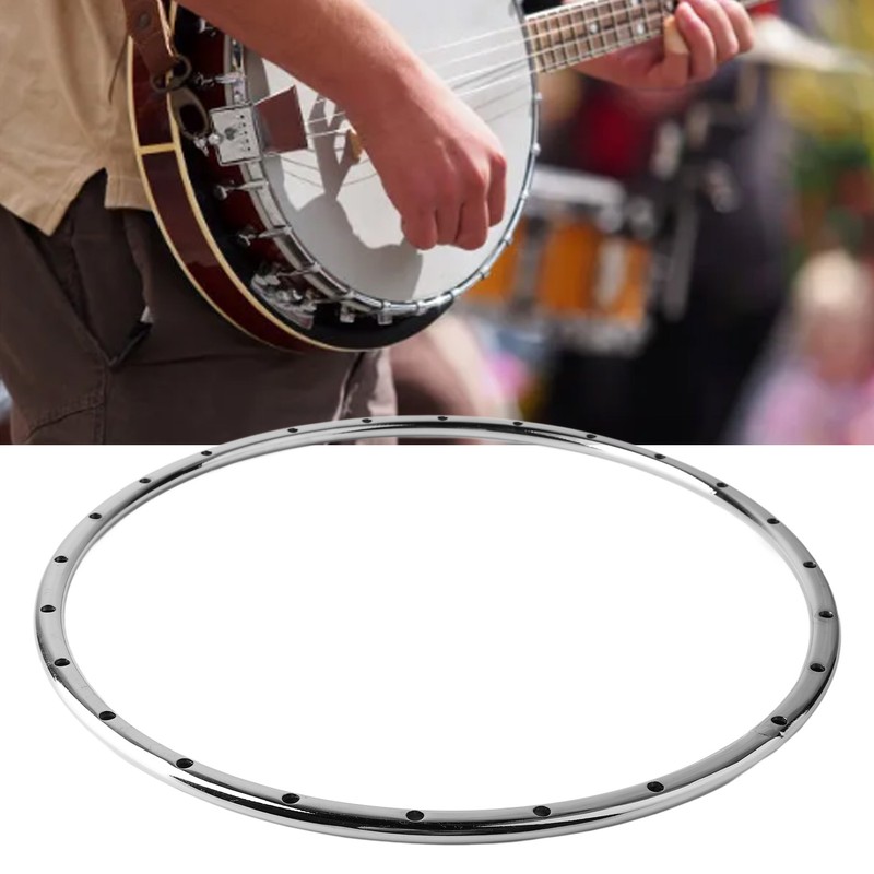 Banjo Tension Hoop Metal Fine Appearance Lightweight Banjo Hoop with