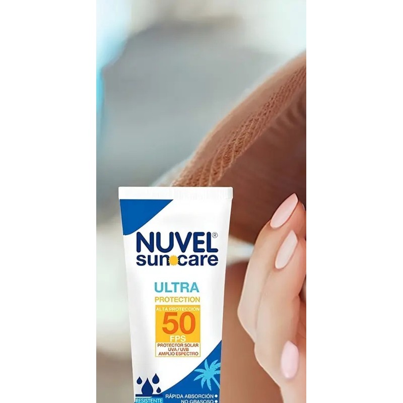 Protector Solar en Crema Nuvel SunCare FPS 50 Ultra Protection