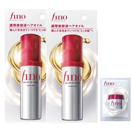 【Amazon.co.jp Exclusive】Fino (fino) 【Bulk Purchase】 Premium Touch Concentrated Beauty Serum Hair Oil 70ml×2pcs with a Gift Hair Care Damage Daytime Repair Shine No-Rinse Dryer Women Men