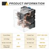 PATIKIL DC24V 80A Electromagnetic Relay, High Power Relay DPDT 2NO