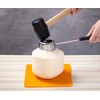 Coconut Opener Tool Set, Food Grade Stainless Steel Coco Opener
