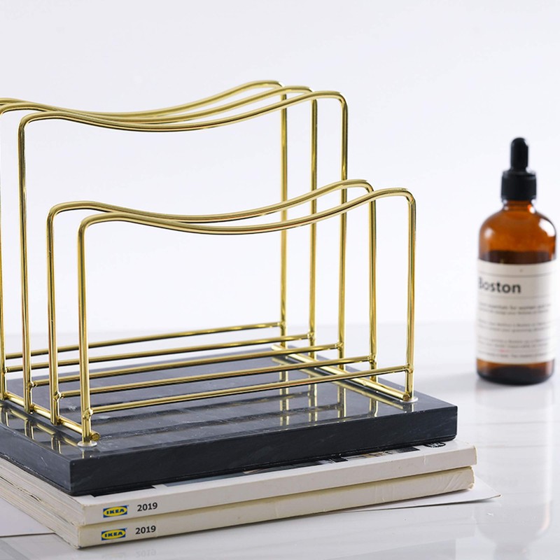 Real Marble File Holder - Desk Accessories - Modern Mail