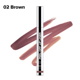 JIMYAUQIN Peel-Off Lip Liner Matte Tattoo, Ultra Chic, Long Lasting, 0.12 fl oz (Brown, 1Pc)