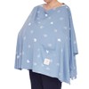 Avix Mamiruna 829712 Nursing Cape, Poncho, Includes Drawstring Bag, Blue