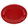 G.E.T. OP-120-CR Melamine Oval Serving Platter / Dinner Plate, 12"