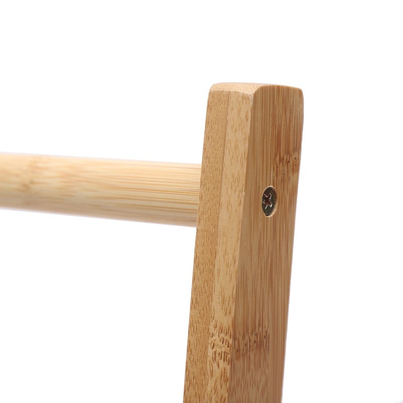 3 Tier Bamboo Towel Rack with Storage Shelf for Bathroom,