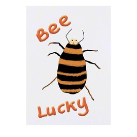 'Bee Lucky Bee' Temporary Tattoo - Water Resistant, Skin-Safe, Non-Toxic Transfer (TO00073825)