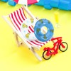 Toyvian Mini Swim Rings for Rubber Ducks, Dollhouse Swimming Pool