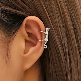 Cat Ear Cuff Earrings for Women Gold Silver Ear Cuffs Non Pierced Ear Cuff Cat Earrings Cute Animal Earrings Jewelry