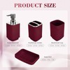 4Pack Bathroom Accessories Set, Bohemian Bathroom Sink Set, Contain Soap