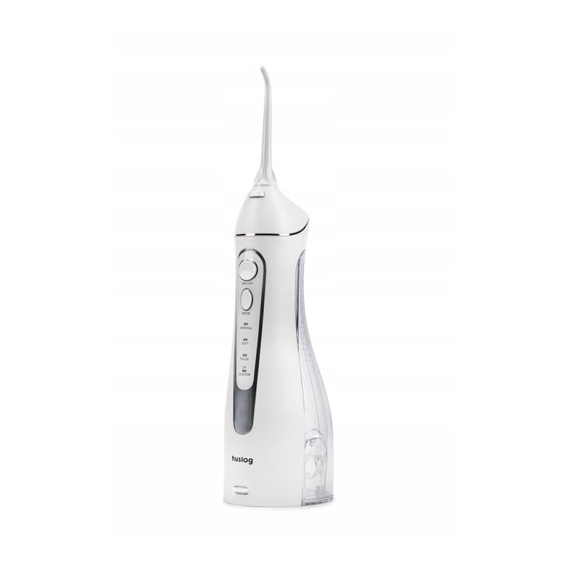 Huslog Wireless Oral Irrigator, Portable Electric Tooth Cleaner with 4