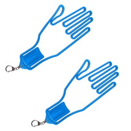 Anboli Golf Glove Hanger Glove Hanger Caddy Bag Glove Hanger Holder Golf Glove Hanger Drying Mold Prevention Golf Use Unisex 2-Piece Set (Blue)