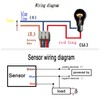 Motion Sensor, AC 110-240V IP54 Outdoor Use Pir Sensor 62