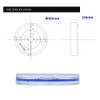 r_planning Large Level Tilt Measuring Round Blue 2.6 inches (66