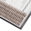 Bodermincer Brown Eyelash Extension 20D Cluster Soft Faux Mink False
