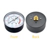 1Pcs Horizontal Pressure Gauge Thread Air Pressure Gauge Dial Type