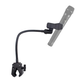 Mikrofon Arm Ständer Mikrofonständer Tisch 30cm Verstellbarer Schwanenhals Mikrofonarm mit Microphone Clip Mikrofonhalter für Radiostudios Podcast Gaming
