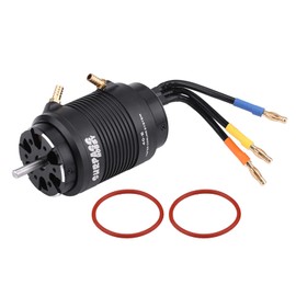 4074 2000KV Brushless RC Boat Motor Waterproof Motor with 40-S Water Cooling Jacket High Torque 4 Poles 12 Slots Design for 1000mm RC Boats