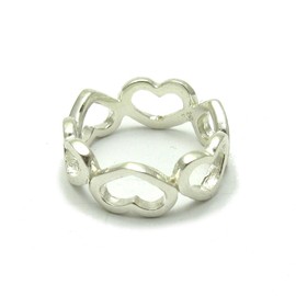 Stylish sterling silver ring women solid 925 size G -Z Empress jewellery