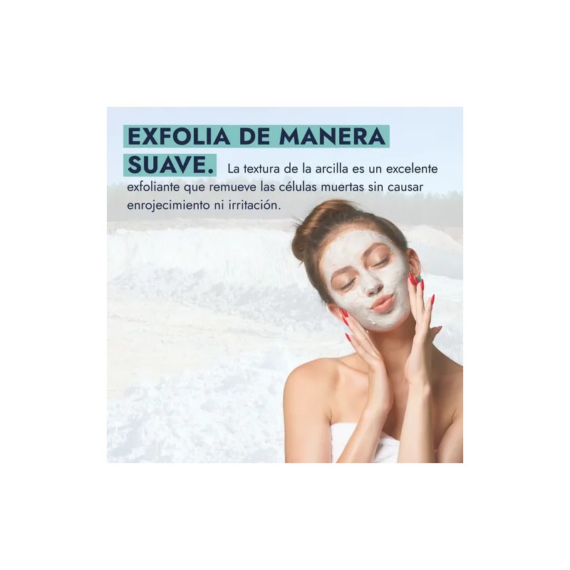 Arcilla Blanca Cosmética Caolin Mascarillas Facial 500g