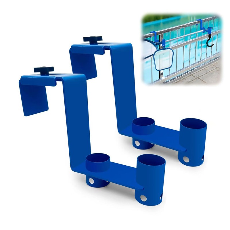 Arborix Pool Equipment Hooks, Pool Tool Hanger Adjustable Pool Fence