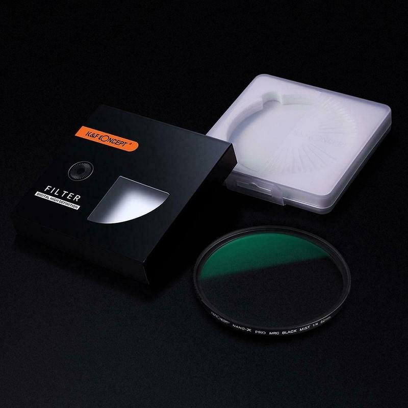 K&&F Concept Nano-X Black Mist Filter 1/4, HD, Waterproof, Anti