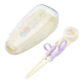 Skater ADXT1S-A Children's Training Chopsticks, 5.5 inches (14 cm), Sumikko Gurashi with Dedicated Case, Suitable for Ages 2 - 7 Years, Right Hand, Square Chopsticks Tip for Easy Pinch