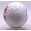 72mm 390g White Scolecite Sprays Cluster Carved into Sphere Polished
