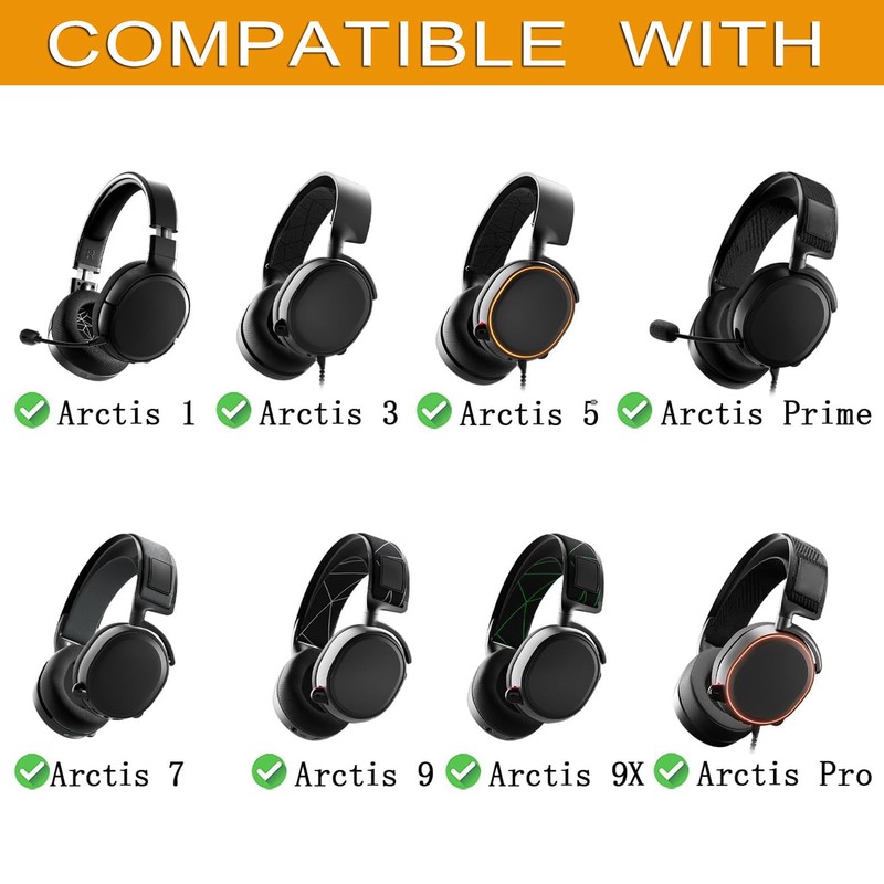 Buziba Cooling Gel Earpads Replacement Ear Pads for SteelSeries Arctis
