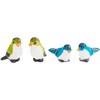 VBS Wanda Miniature Bird Set of 4 Painted Spring 1.5