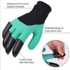 UrbAmerican 2 Pairs Garden Gloves with Claws for Women and