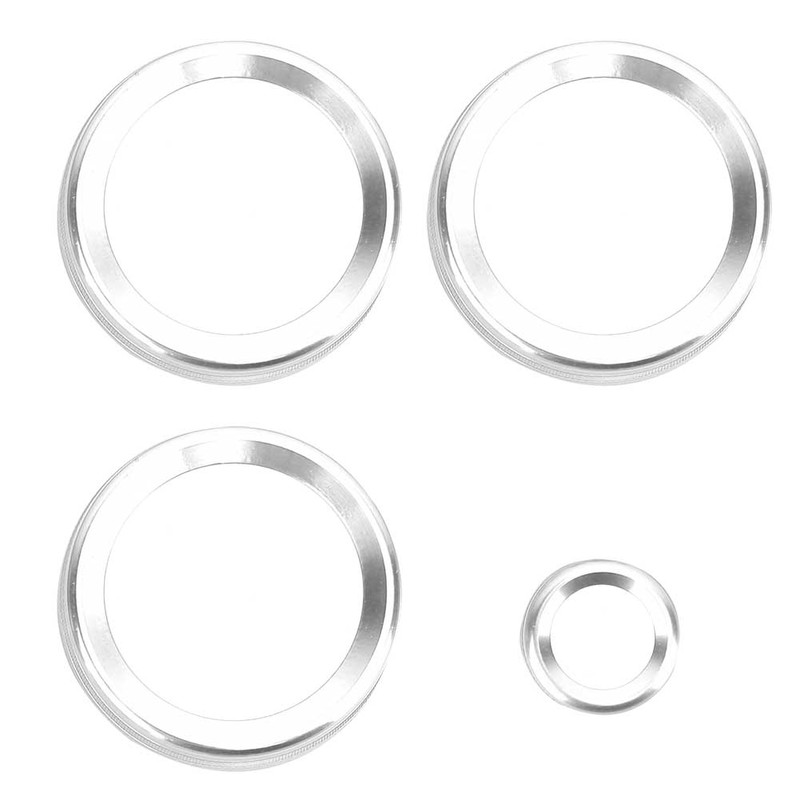 4Pcs AC Air Conditioning Knob Trim Cover Fit For Range