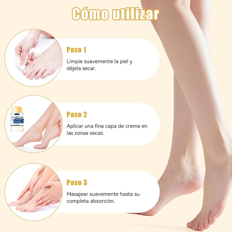 Crema hidratante para pies HNTCSR con urea 42% - 40