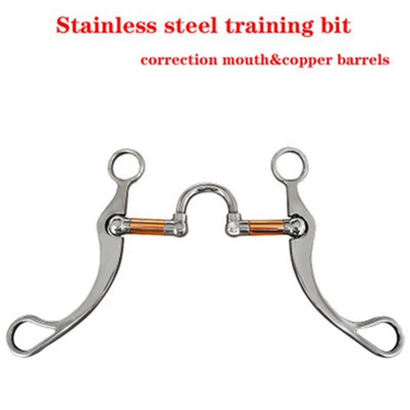 Peakloong Stainless Steel Snaffle Bit Horse Training Equipment for Mouth