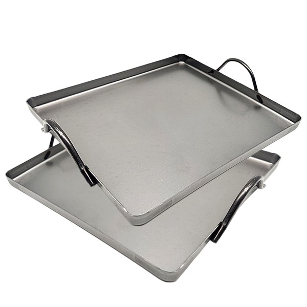 DOJA Barcelona | Rectangular oven dish | Iron oven tray 26 x 30 cm | with handles | uniform heat distribution | ideal for cooking snails, meat or delicious recipes