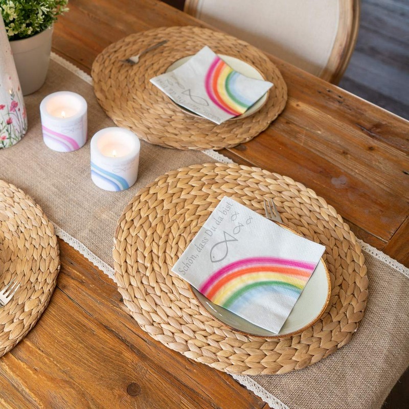 20 Napkins Schön dass du da bist mit Fische und