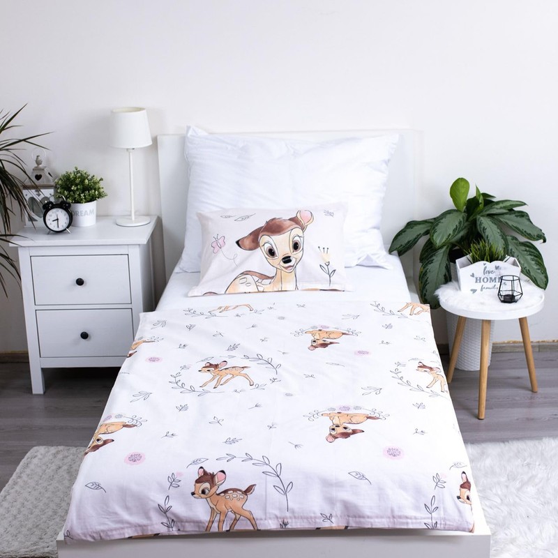 Jerry Fabrics Bambi Baby Cot Bedding Set, Duvet Cover 2