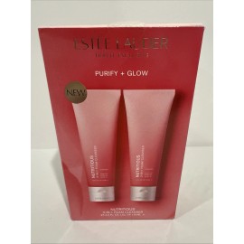 Estée Lauder Estee Lauder Nutritious 2 in 1 Foam Cleanser Purify+Glow Duo 125ml Each