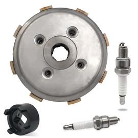 Clutch Kit Assembly & Clutch Hub Spanner Tool Compatible with Honda Rebel 250 CMX250 CMX250C 1985-2016 Nighthawk 250 CB250 1991-2008