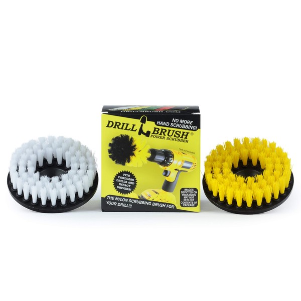 Drill Brush - 5-inch Spin Brush Cleaning Kit - Calcium,