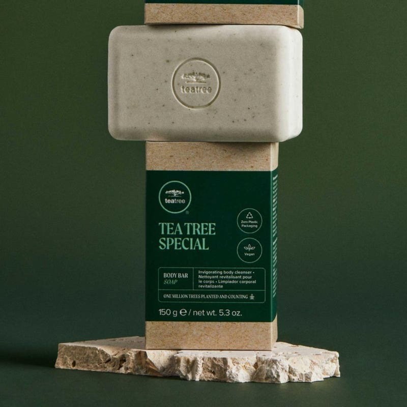 Tea Tree Body Bar Soap with Tea Tree, Deep Cleans
