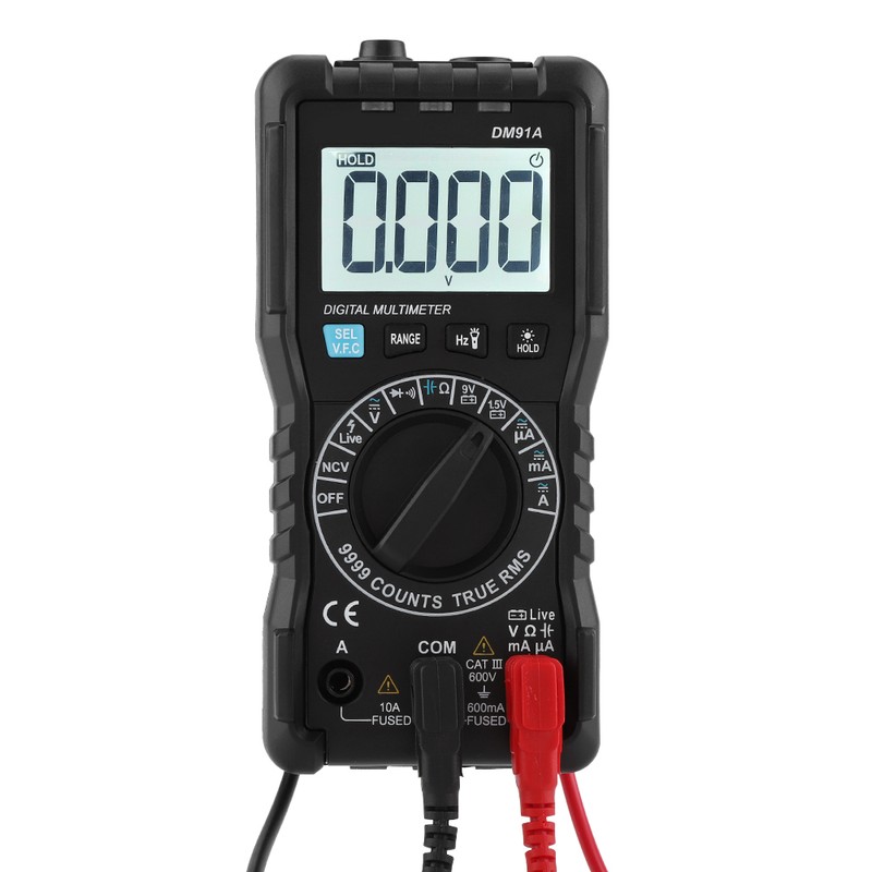 DM91A High Precision Mini Digital Multimeter 9999 Counts Tester Multi