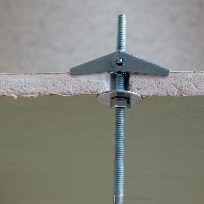 sourcing map 20Pcs Spring Toggle Bolt Anchors, 3/16"x3" Butterfly Anchors