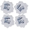 Funky Junque Celebration Saying Imprinted Coasters - 12 Beach Please