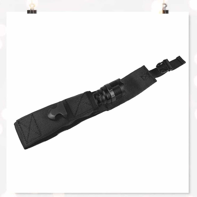 Flashlight Holster Bag Holder - Tactical Torch Case Holder Torch